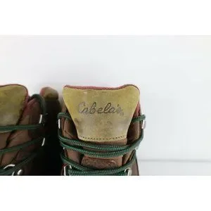 Vintage 90s Cabelas Mens 10 B Goretex Leather Waterproof Hiking Boots Brown Cabela main image 3